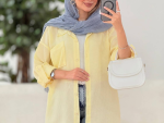 مانتو آستین پاگن زنانه هیلا