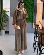 ست مانتو شلوار زنانه پریدخت - Image 5