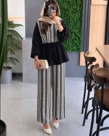 ست مانتو شلوار زنانه پریدخت - تصویر 3
