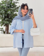مانتو آستین پاگن زنانه هیلا - Image 6