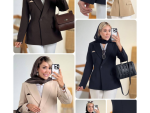 کت زنانه مدل یقه بلیزر