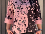 شومیز زنانه یقه گرد چاپی