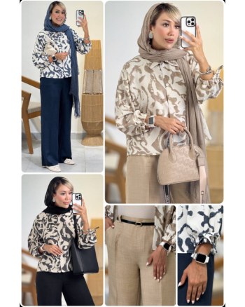 ست شومیز شلوار زنانه دنیزیا