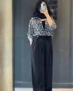 شومیز زنانه شارلوت پلنگی - Image 7