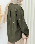 شومیز زنانه لینن قلبی - Image 2