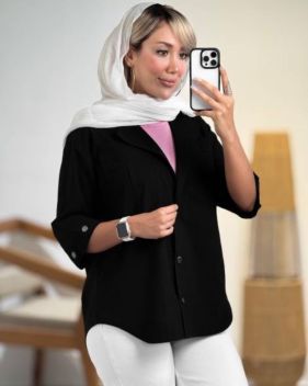 شومیز زنانه لینن پگاه - تصویر 2