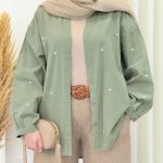 شومیز زنانه لینن قلبی