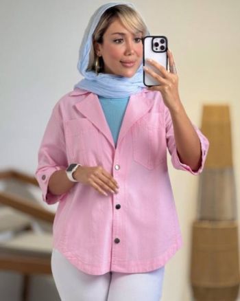 شومیز زنانه لینن پگاه - تصویر 6