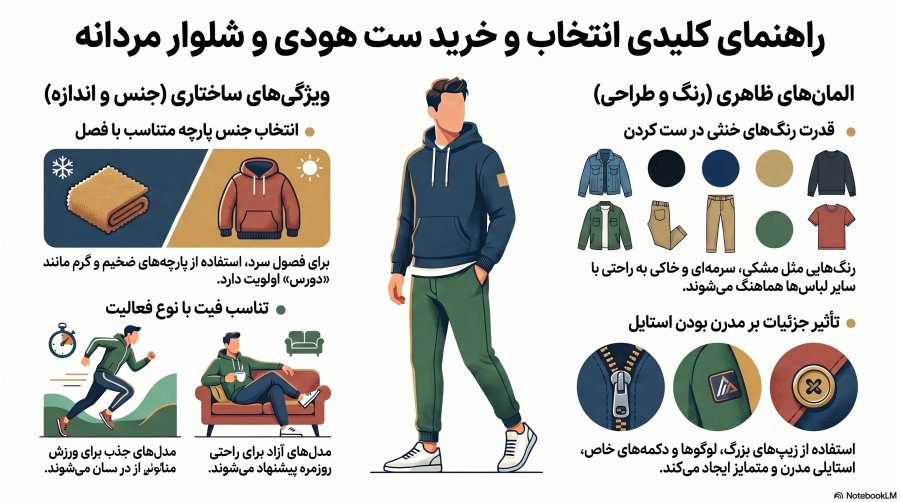 نکات کلیدی خرید ست هودی و شلوار