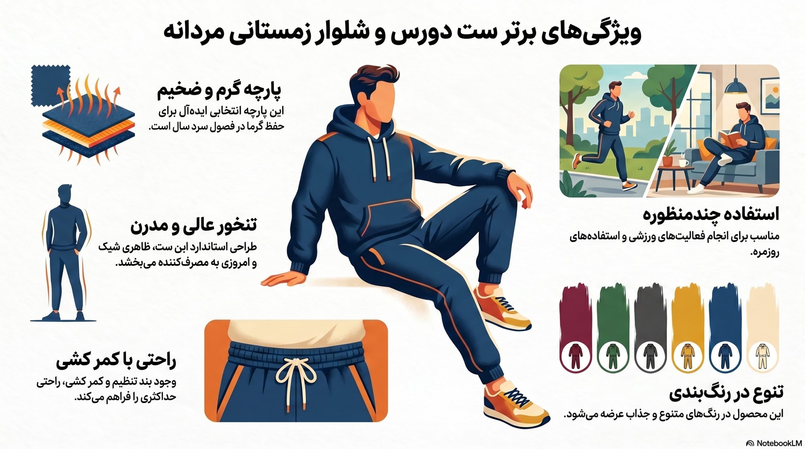 ویژگی های ست دورس و شلوار زمسانی