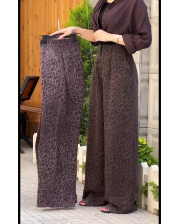 شلوار زنانه بگ پلنگی