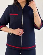 ست شومیز شلوار زنانه لنا - Image 4