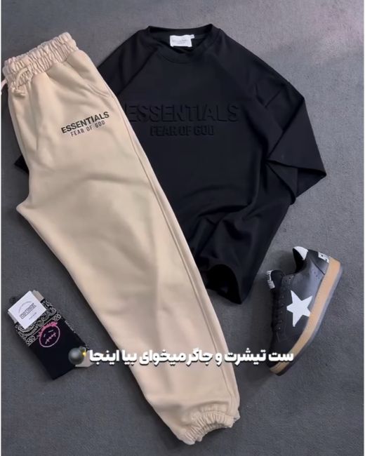 ست تیشرت شلوار مردانه کامبیز