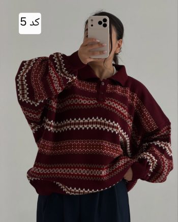 بافت وینتیج زنانه لش رهام - تصویر 5