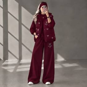 ست دورس شلوار و پافر زنانه خاص - تصویر 3