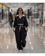 ست پولوشرت شلوار اسپرت زنانه آسیا - Image 2