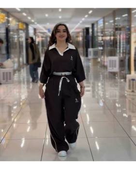 ست پولوشرت شلوار اسپرت زنانه آسیا - تصویر 2