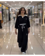 ست پولوشرت شلوار اسپرت زنانه آسیا - Image 3