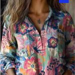 شومیز طرحدار زنانه بهنوش