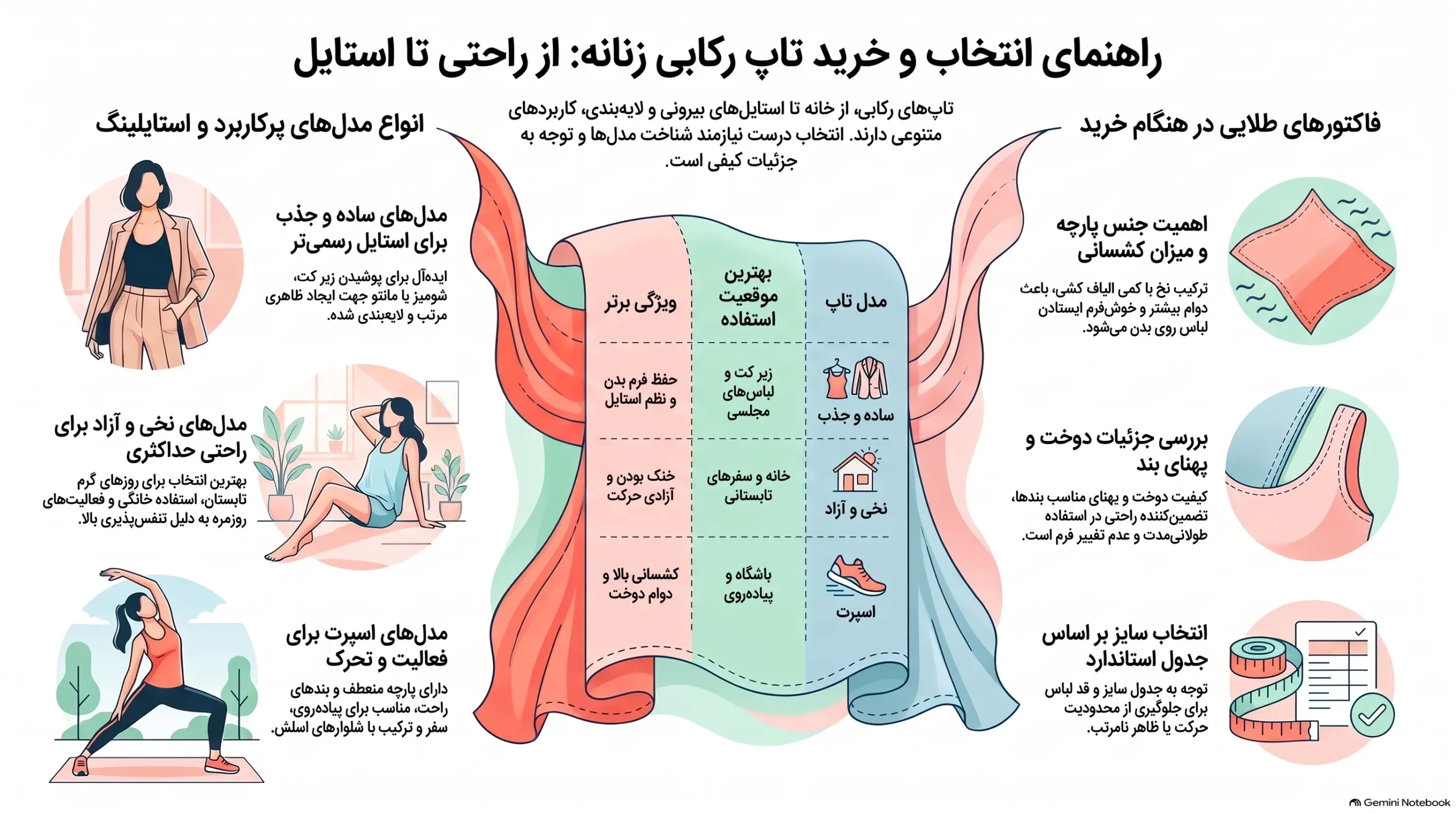 خرید تاپ رکابی زنانه