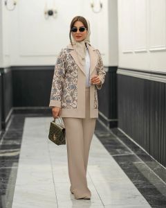 کت شلوار زنانه بلند