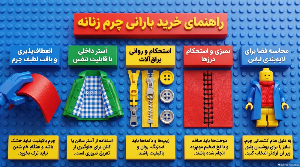 راهنمای خرید بارانی چرم زنانه