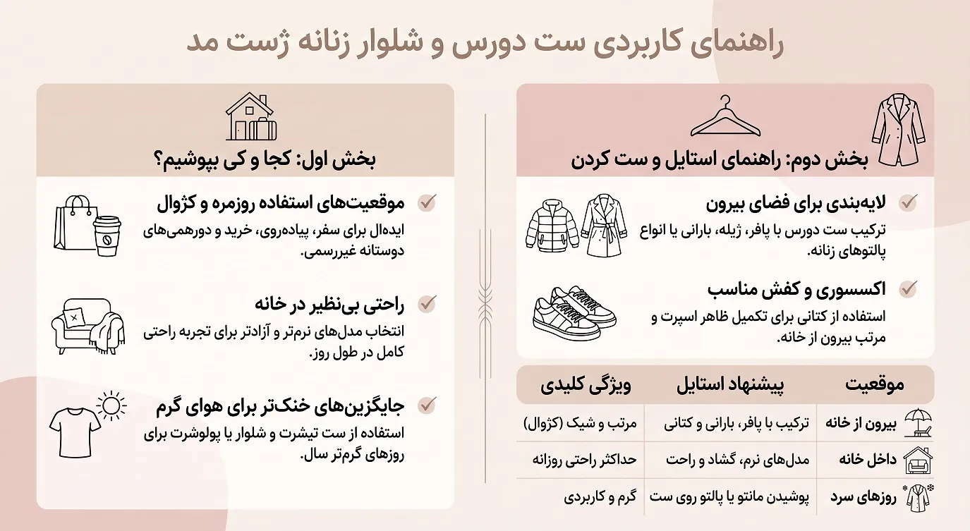 راهنمای_ست_دورس_و_شلوار_زنانه
