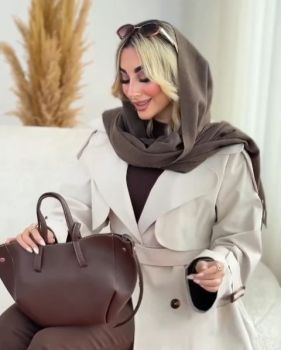 ترنچ کت زنانه کوتاه پروا